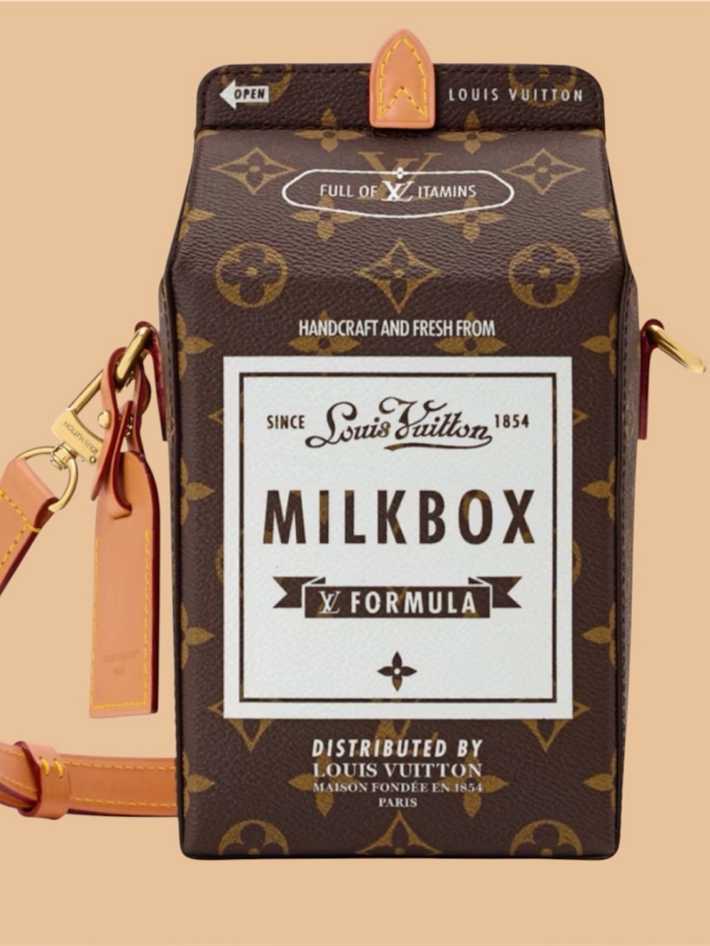 ✨Louis. Vuitton. Milkbox Signature Logo Bag Purse